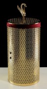 Корзина для белья ажурная 44 литра Luxor D31xH63 см, арт. 26168 цвет золото