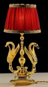 Лампа настольная, абажур Luxor, арт. 26142 цвет золото
