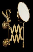 Зеркало настенное оптическое пантограф Luxor D18 (3x), арт. 26130 цвет золото