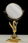 Зеркало настольное оптическое Luxor D18xH38 (3Х), арт 26129 цвет золото