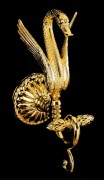Крючок двойной Luxor, арт. 26123 цвет золото