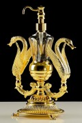 Дозатор жидкого мыла хрустальный настольный Luxor, арт. 26221 декор золото цвет золото