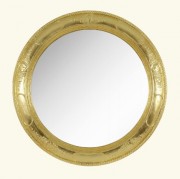 Зеркало круглое D87 см цвет бронза