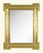 Зеркало прямоугольное 91х71х5 (см) цвет золото